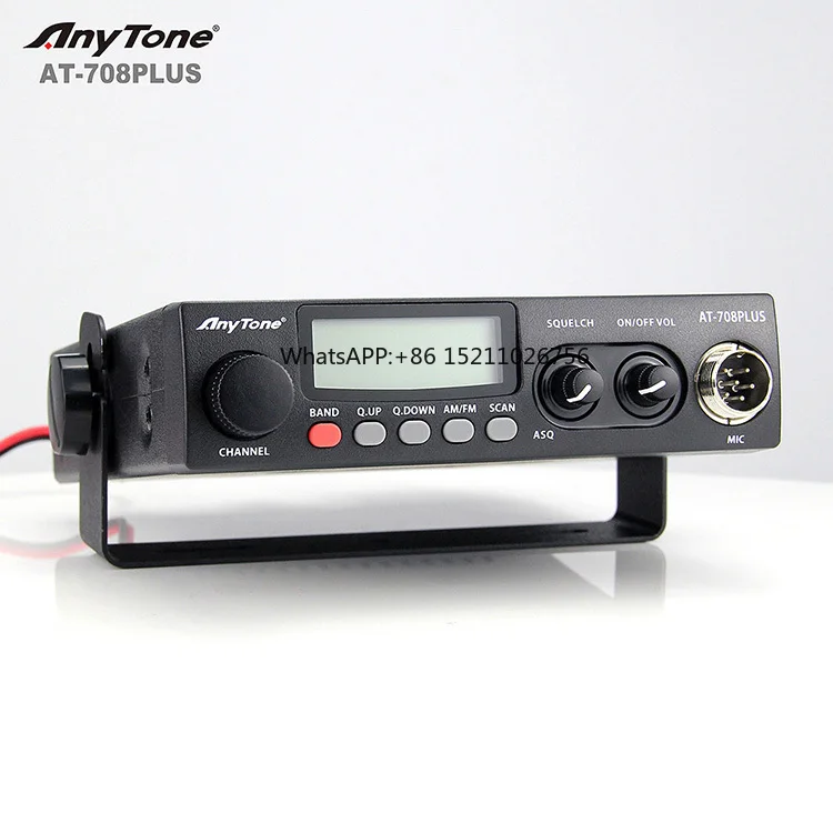 Anytone AT-708 Plus CB Radio 24.265-29.655MHZ radio transceiver 12 Band AM FM 27mhz CB radio