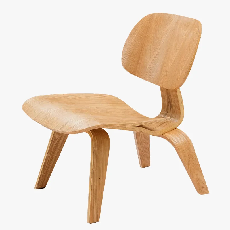 

Reading Back Chair Modern Designer Solid Wood Low Stool Casual