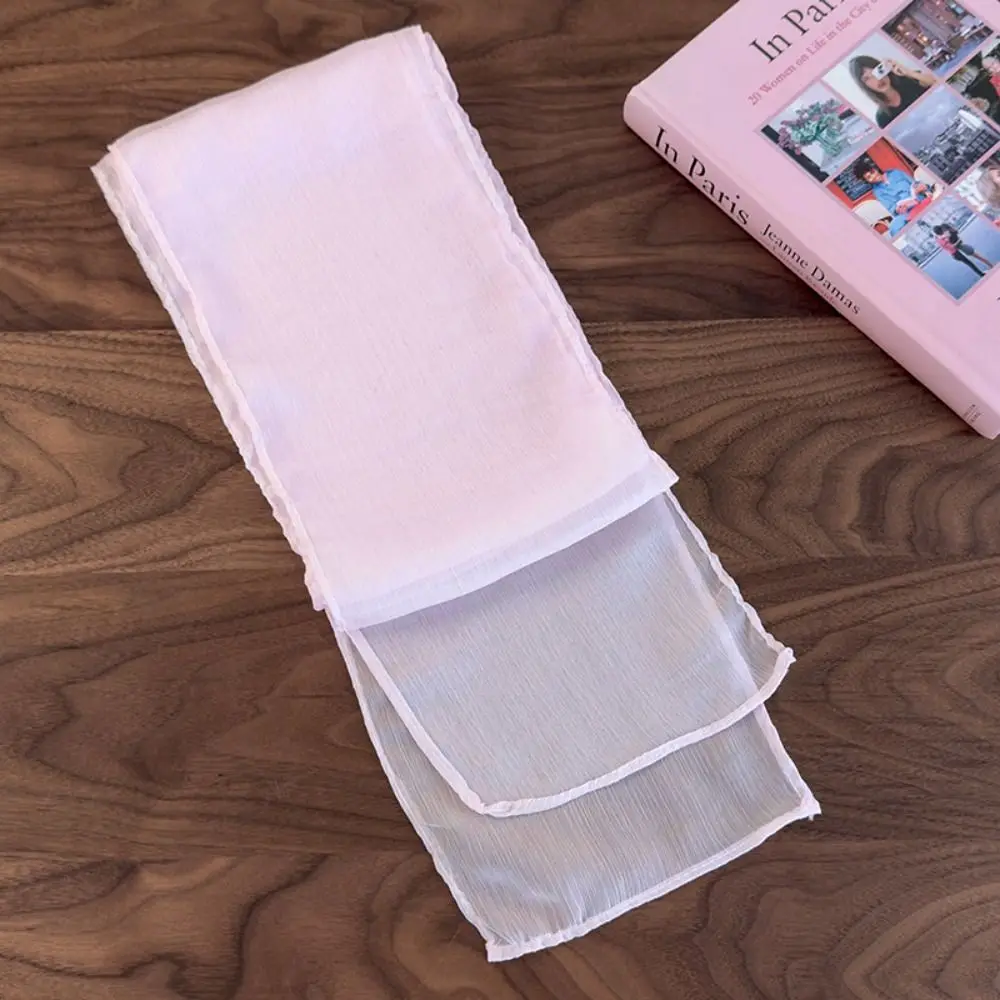 

Тонкий длинный шелковый шарф, регулируемый мягкий шифоновый шелковый шарф, аксессуары для одежды, шейный платок с розовой/фиолетовой лентой