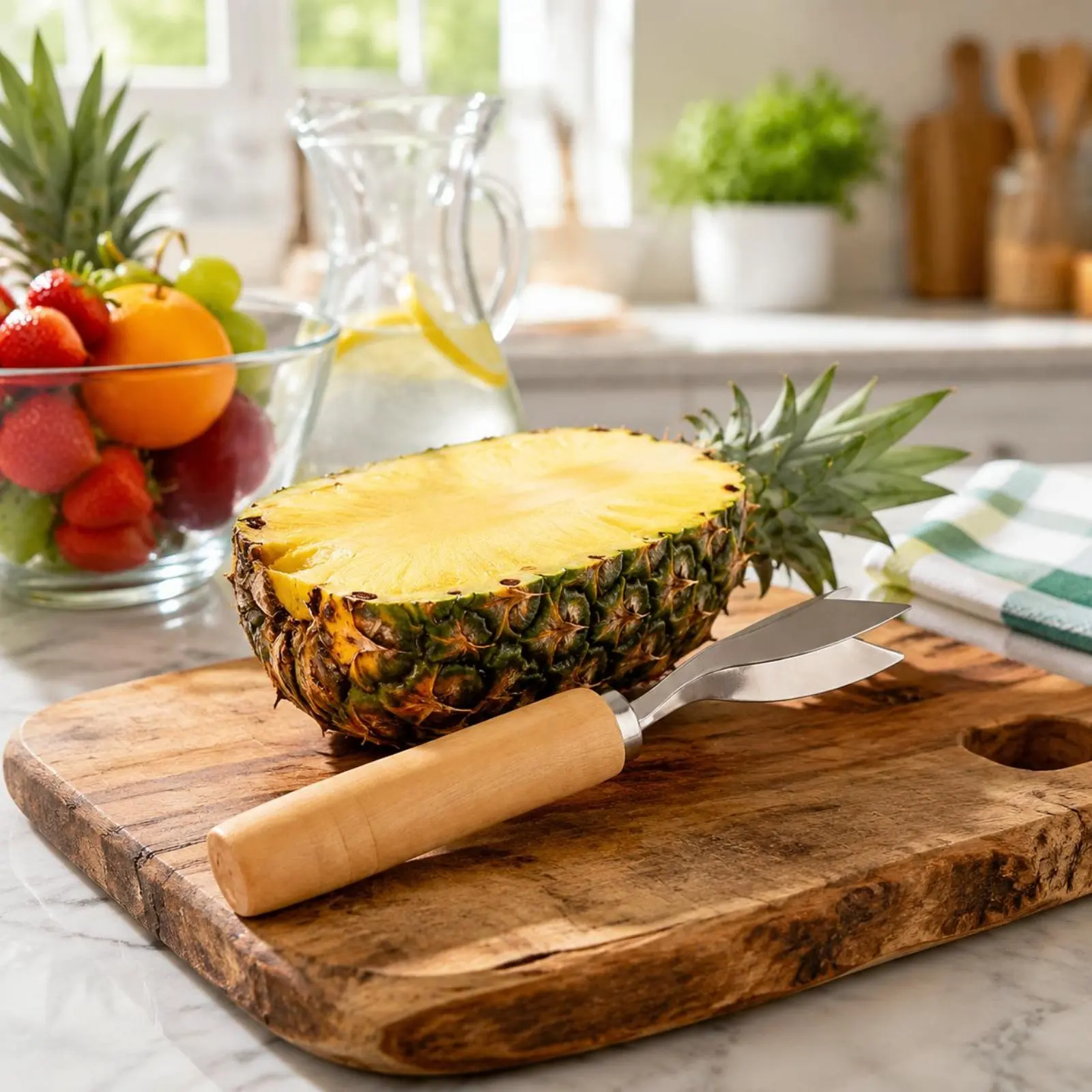 Pineapple Eye Remover Easy to Use Pineapple Fruit Peeler Vegetable Corer Long-Lasting Compact for Home