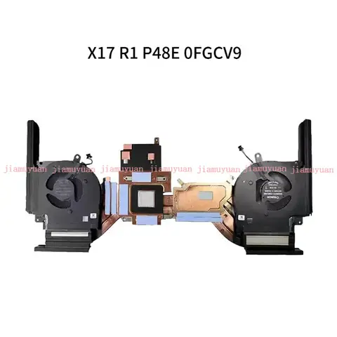 New for Dell Alienware X17 R1 P48E\AREA 51M R2 Cooling Fan Heatsink 0FGCV9 0XXG6C