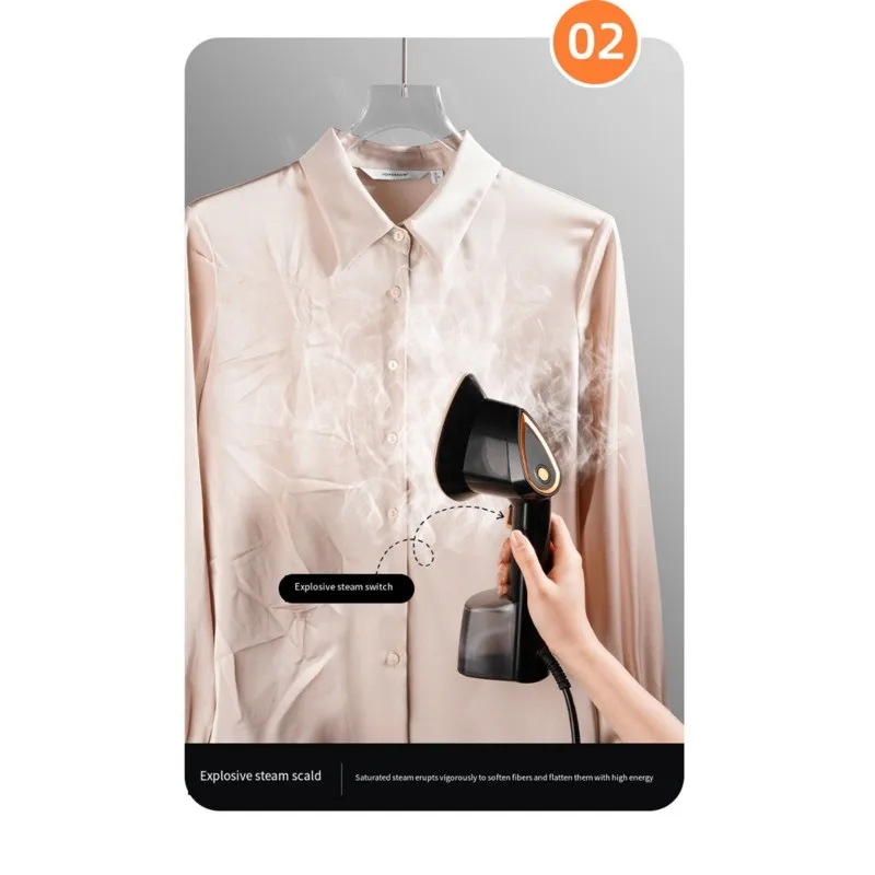 A69X-Multi-Function For Home Use Folding Garment Steamer-Portable 1500W, 200-240V, US Plug Compatible