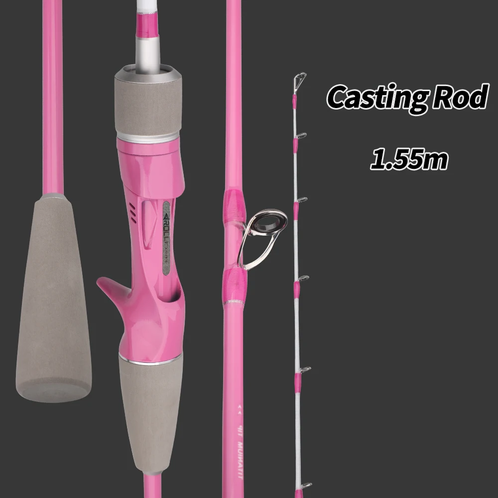 ROLLFISH Titan-Spitze 1,55m Kohlefaser Tintenfisch-Angelrute Aktion 7:3 Boot Slow Jigging Rute Salzwasser & Leichtgewicht – Detail 5