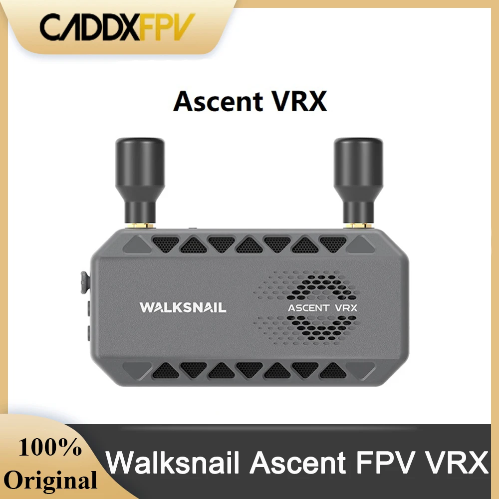 CADDXFPV Walksnail Ascent FPV VRX Receiver 5.8Ghz 6km Dual-Antenna Signal Supports All FPV Goggles And Displays With HDMI Input