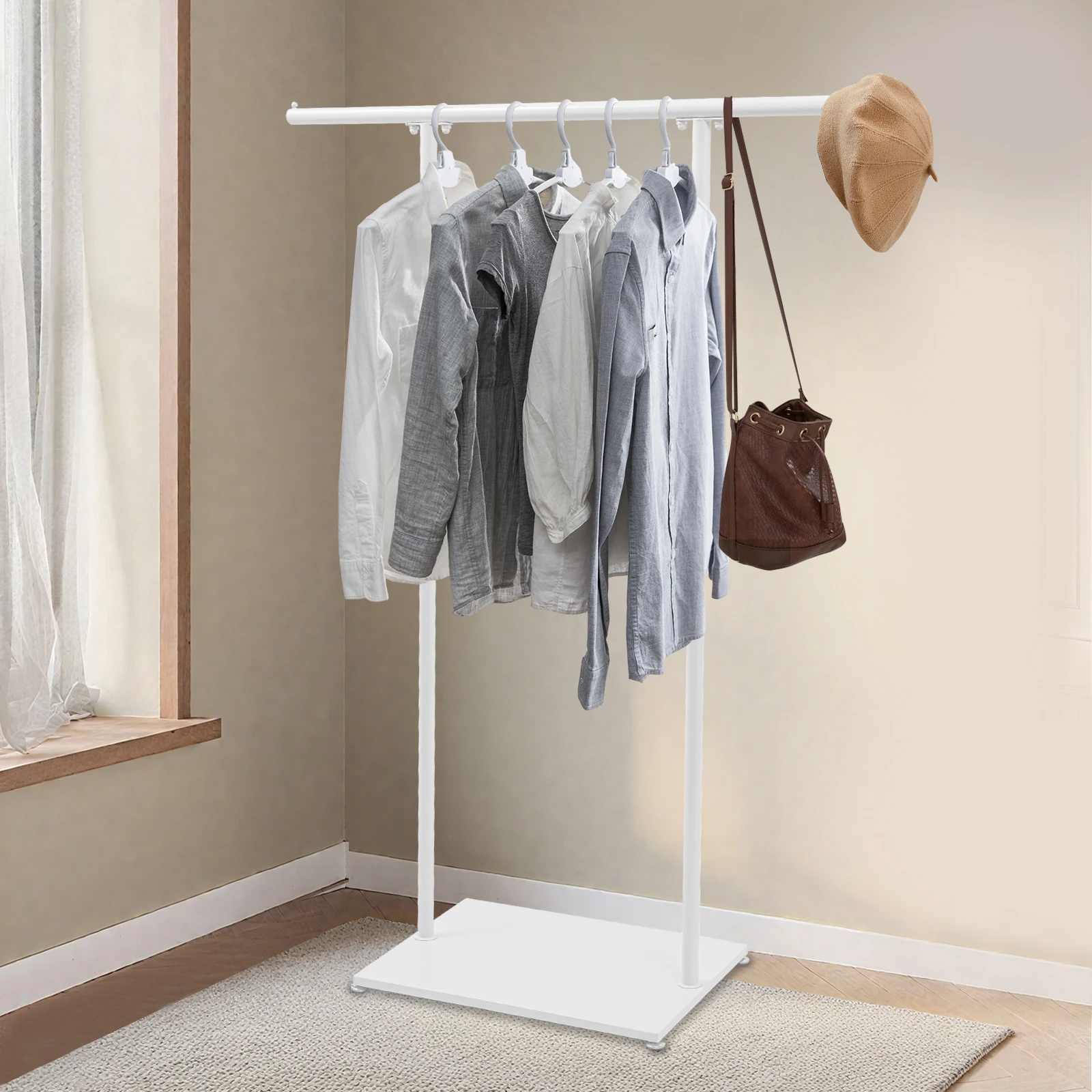

Metal Coat Rack, Freestanding Coat Rack, Modern Coat Stand with Base