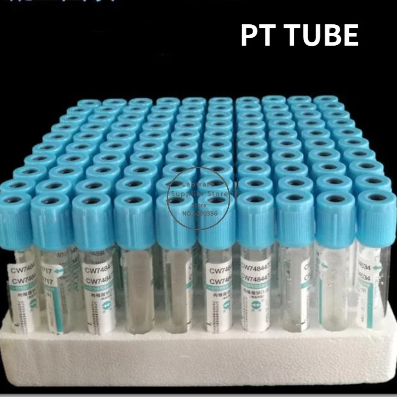 100pcs/lot 3ml 5ml 10ml Disposable PET Vacuum EDTA Heparin Anticoagulant Vacuum Blood Collection Tube Vacutainer