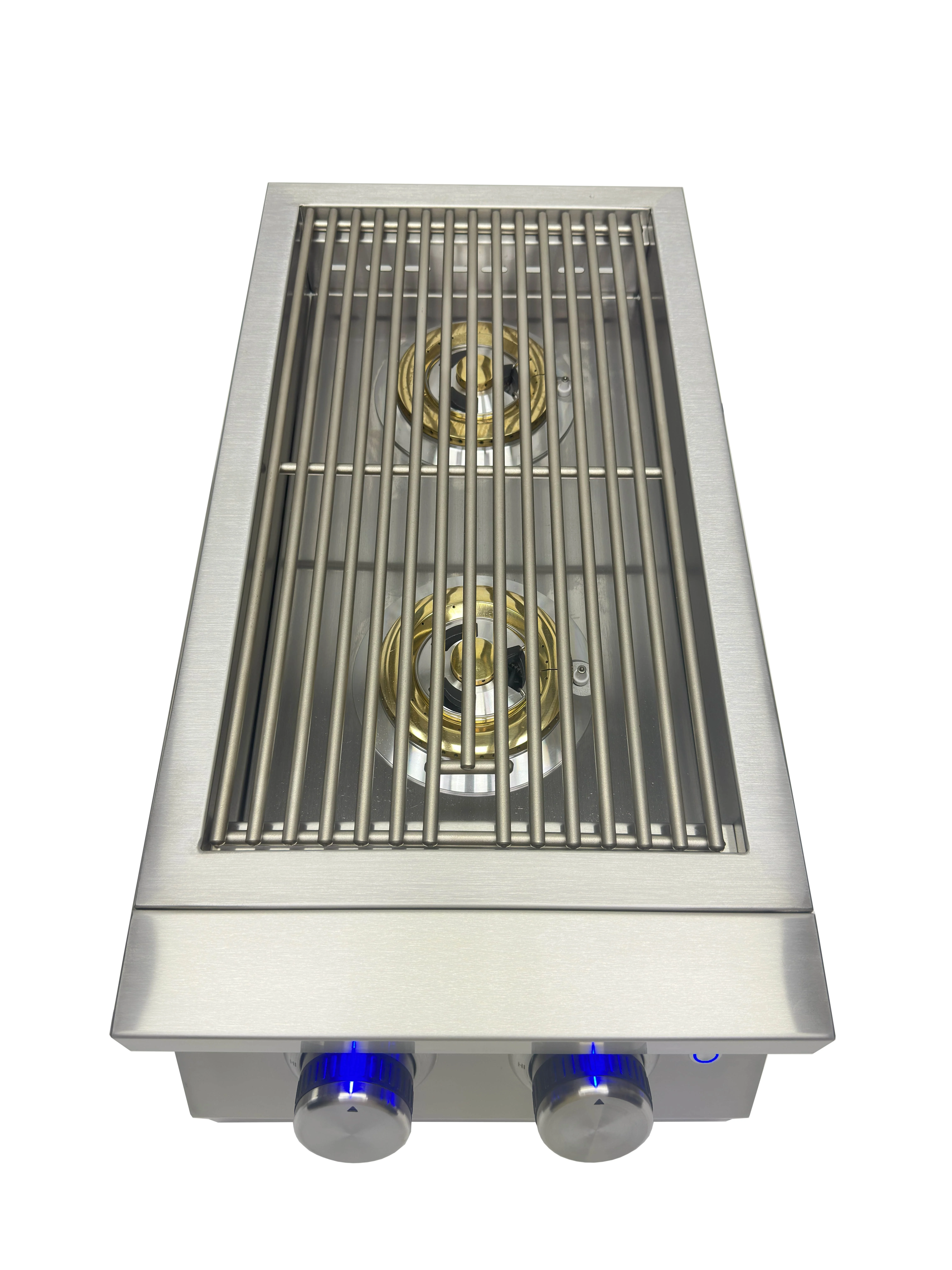 Excellent Quality Outdoor Kitchen  Island Built-In Burner Natural  Grill Cooking Dual Side Burner