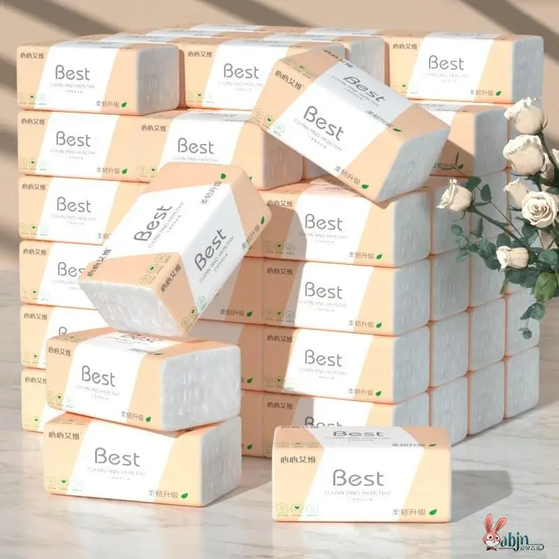 

60 Pas Original Wood Tissue Box 300 eets Each Whole Box Home Use Facial Towel Handkerchief Paper Eco-Friendly Creative Gift