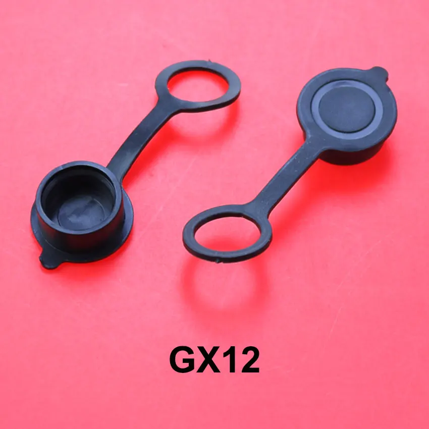 Cltgxdd 1Piece GX16 Gx12 GX20  Aviation Plug Protective Cover Rubber Waterproof Dust Cap Welding Cable Connectors