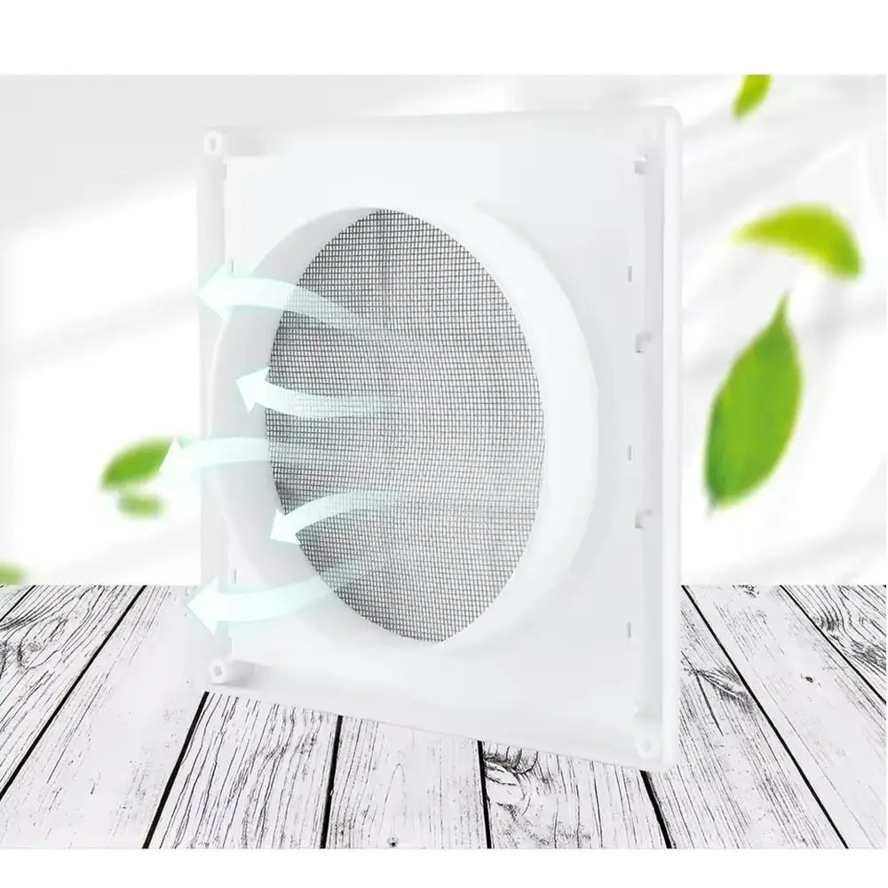 With Insect Screen Air Dryer Vent Cover 150*150mm/200*200mm Air System Net Cover Screen Grille Covers Louver Vent Exhaust Outlet