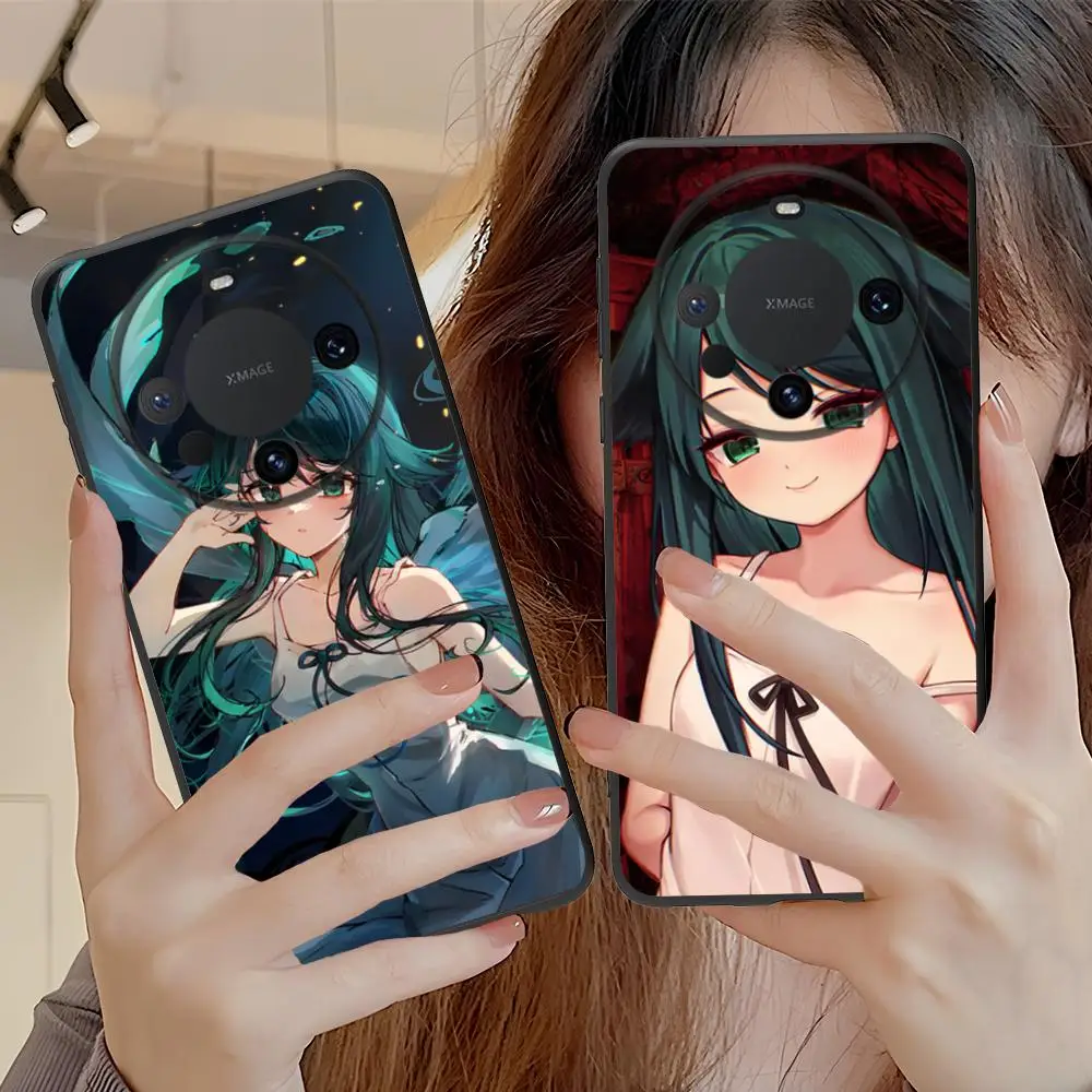 Saya no Uta حافظة هاتف محمول لهاتف هواوي ميت 60 50 40 30 20 10 Pro Plus Lite E 5G غطاء طباعة ملون للهواتف المحمولة غطاء جميل
