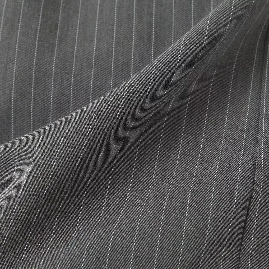 JNLEAOG Wiosenna Nowa Damska Moda Retro Paski Z Paskiem Kombinezon Spódnico-spodniowy Wysoki Stan Poliester Wyszczuplający Letni Dr