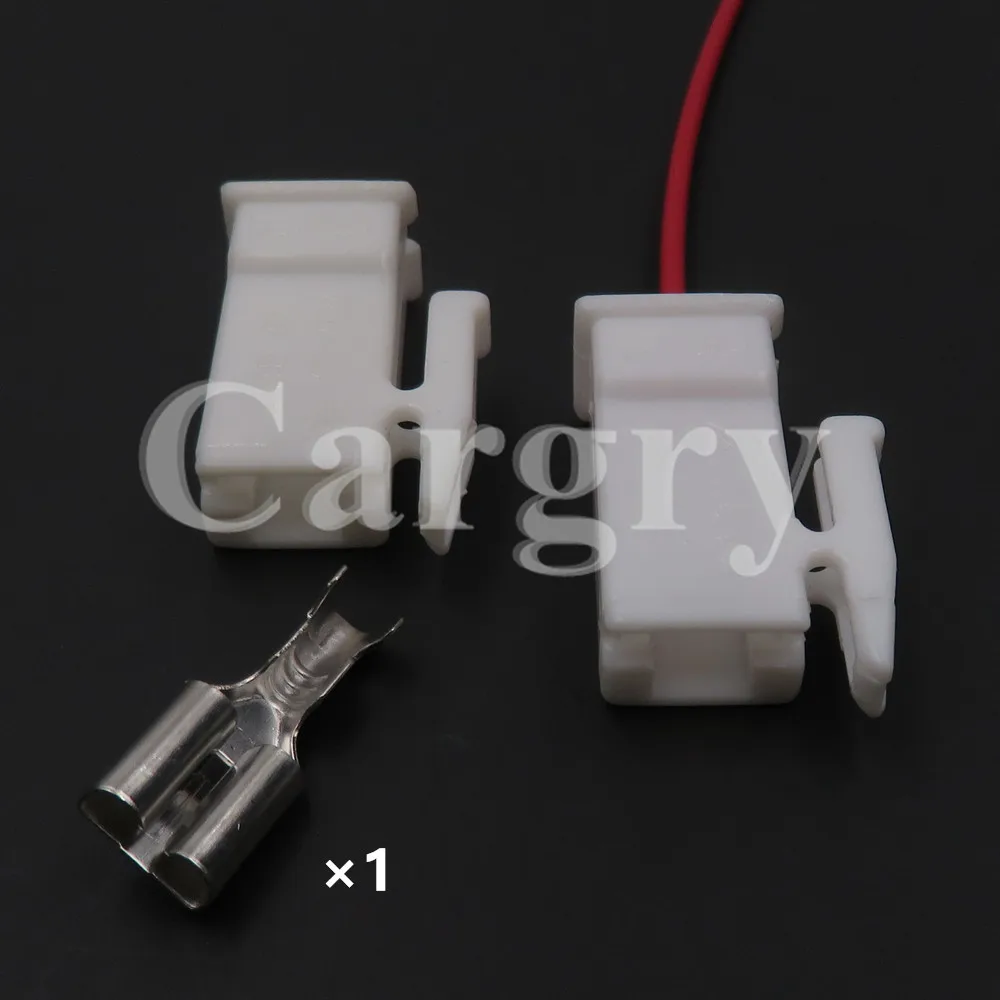 1 Set 1P 191911924 AC Assembly 6.3mm Auto Cable Socket 191 911 924 Automotive Connector With Pins