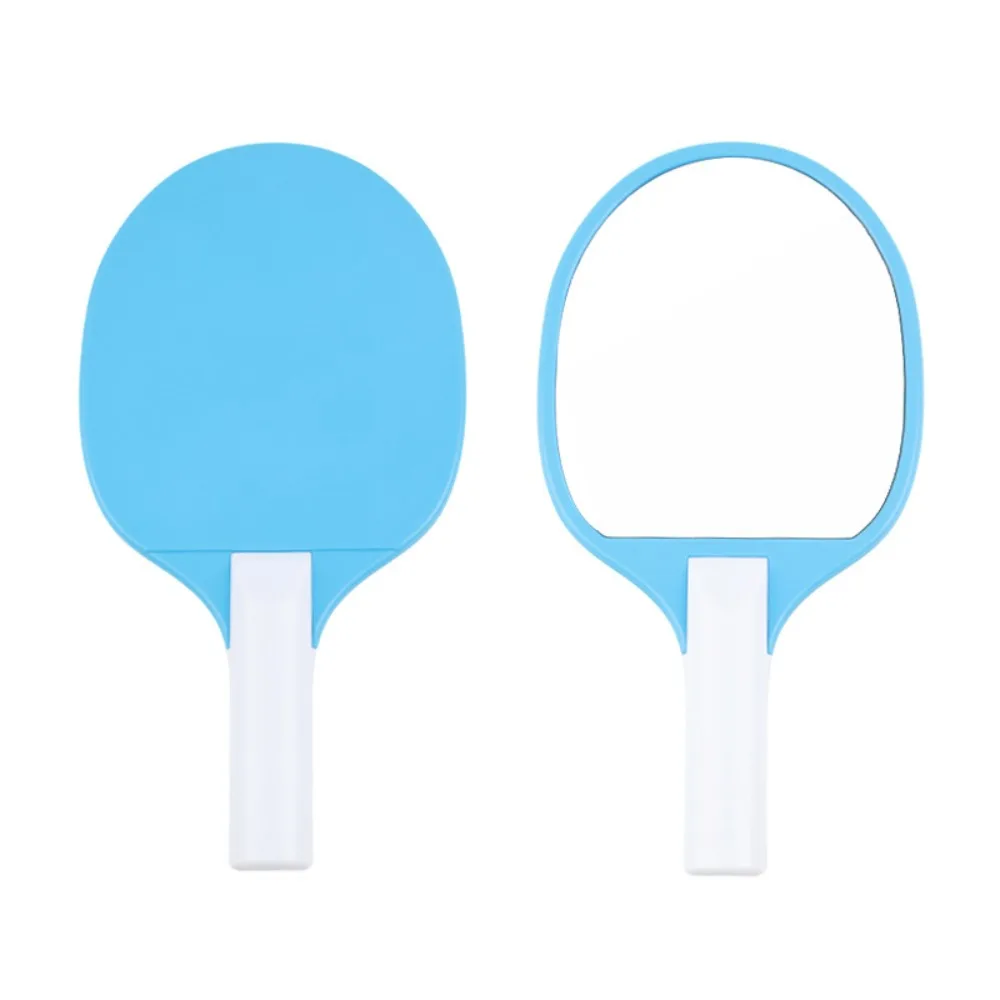 New Racket Shape Makeup Mirror High Definition Cartoon Cosmetics Mirror Portable Gift Handheld Mirror