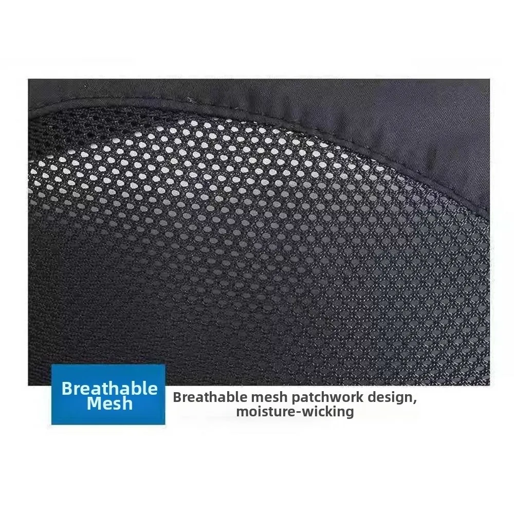 Breathable Perforated Quick-Drying Hat Letter Embroidery Sun Protection Travel Sports Hat Adjustable Mesh Baseball Cap