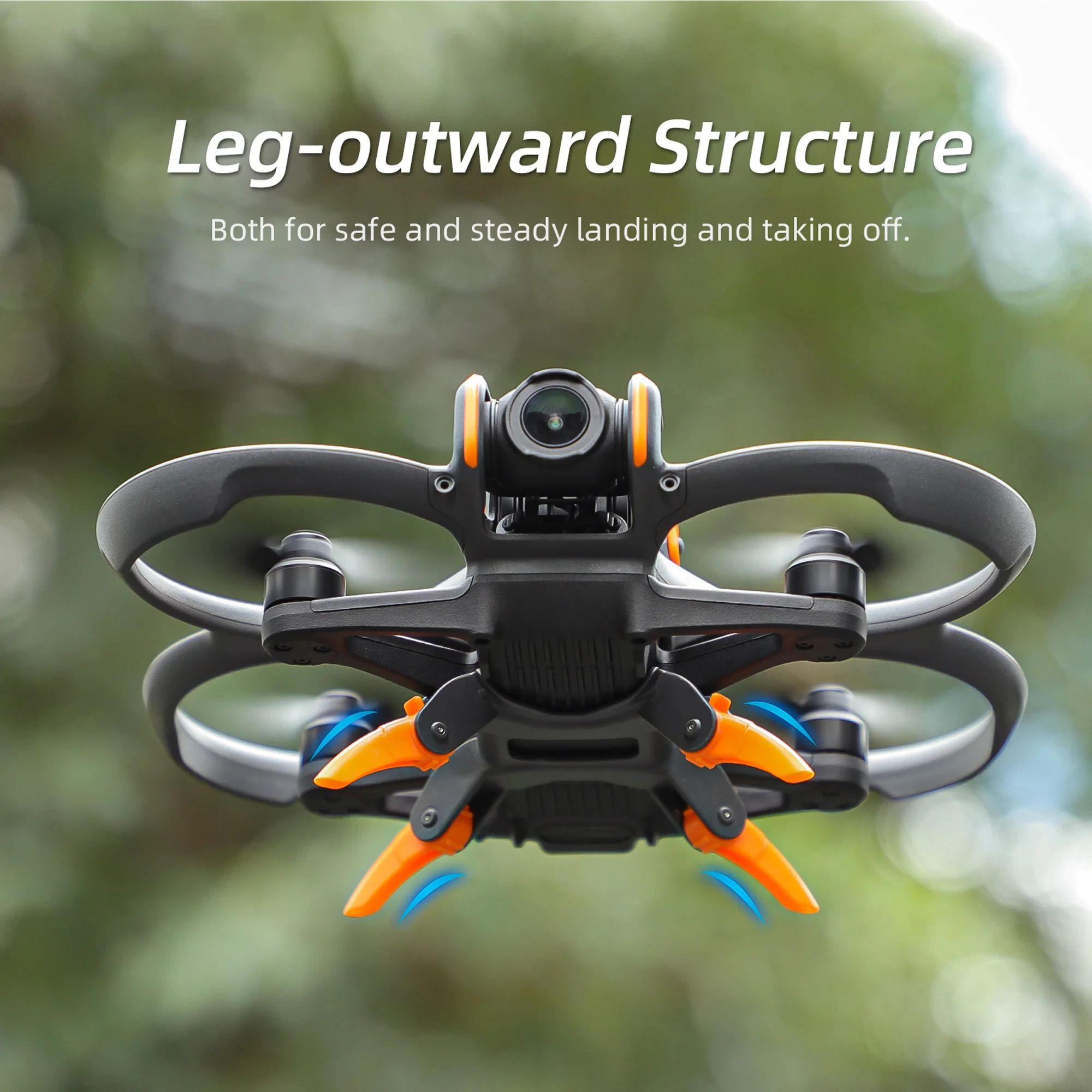 أجزاء الطائرة بدون طيار العنكبوت طوي الهبوط ل DJI Avata 2 ملحقات الطائرة بدون طيار تمديد الهبوط الساق ترايبود