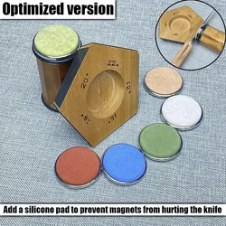 Upgraded Roller Sharpener Supports 12/15/18/20/22° Five Angles of Grinding Professional Sharpening Tool Whetstone Diamond Sets