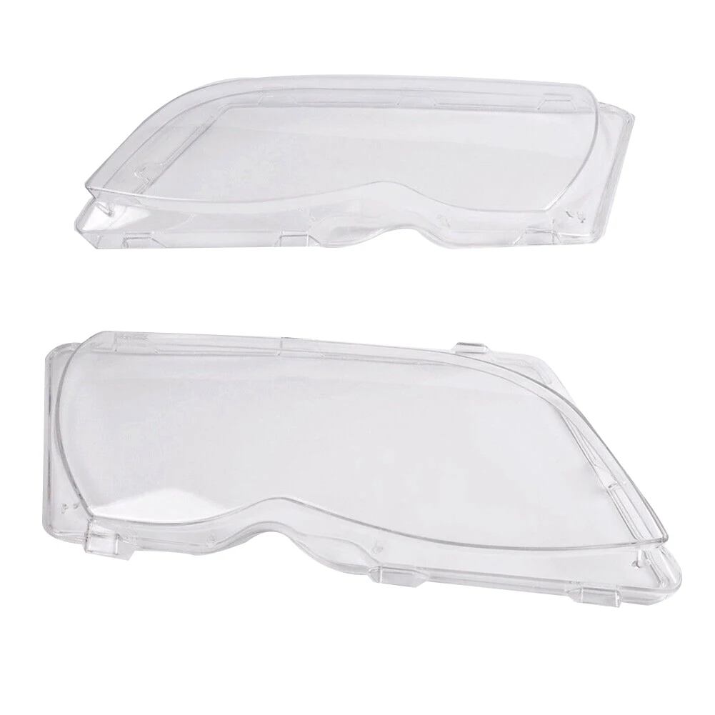 

L&R for BMW E46 3-Series 4-Doors 320I 325I 330I 2002-2005 Car Headlight Lens Cover Lamp Shade Len Head Light Shell Cover