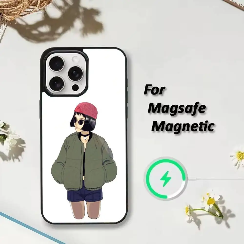 حافظة هاتف ليون الاحترافية لهاتف آيفون 17,16,15,14,13,12,Plus,Pro,Max للشحن اللاسلكي المغناطيسي Magsafe