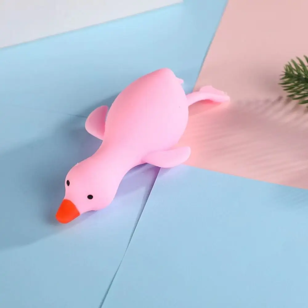 Hot Duck Decompression Toy Elastic Soft Children's Toy Cartoon Squeeze Interactive Toy