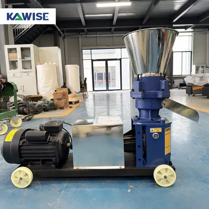 Chicken Feed Pellet Machine for Home Farms Poultry Feed Production Corn Bran and Soybean Meal Pelletizing view 4