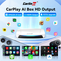 2025 New CarlinKit Android 13 CarPlay AI Box HDMI Wireless CarPlay Android Auto TV Video Box Qualcomm SM6225 8-Core Split Screen