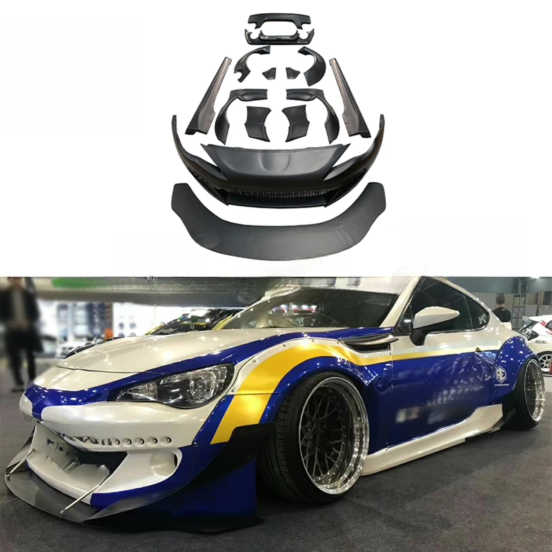 High Quality FRP Rocket Rit Gen2 Wide Body Kit For GT86 BRZ 2014-2022