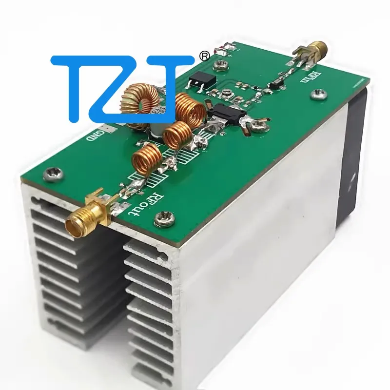 TZT 225 МГц 25 Вт 170-270 МГц Модуль усилителя мощности RF Усилитель мощности с усилением мощности 30 дБ и охлаждающим вентилятором