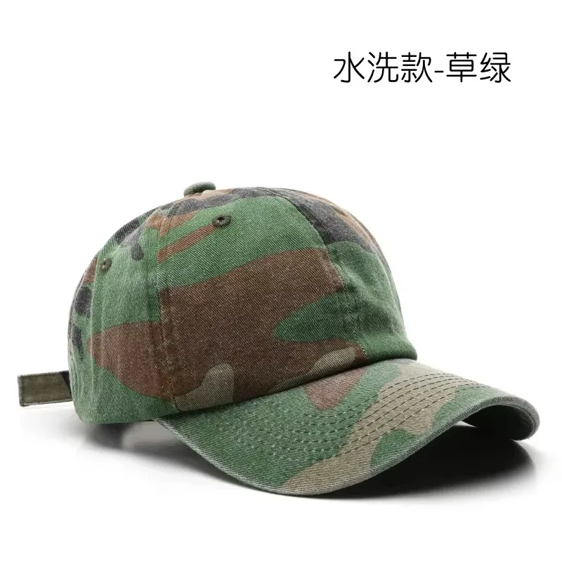 1 PC Unisex Wandern Camouflage Tactics Baseball Cap Blätter Dschungel Hut Unstrukturierte Baumwolle 6 Panel Baseball Cap – Detail 11