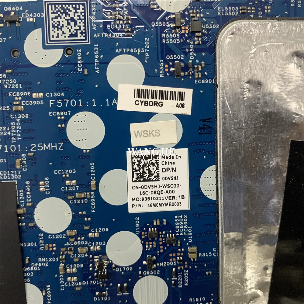 For DELL Inspiron 14 5410 5418 15 5510 5518 Laptop Motherboard