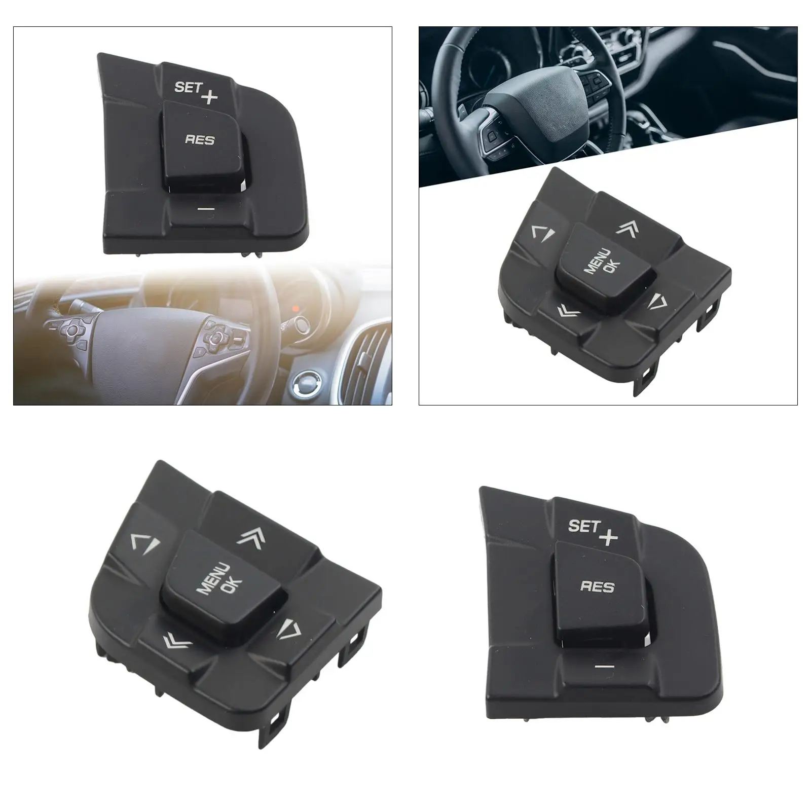 Cubierta de botón de interruptor de volante, reparación de repuesto, accesorios de coche, accesorio de reparación de automóviles para Discovery Sport