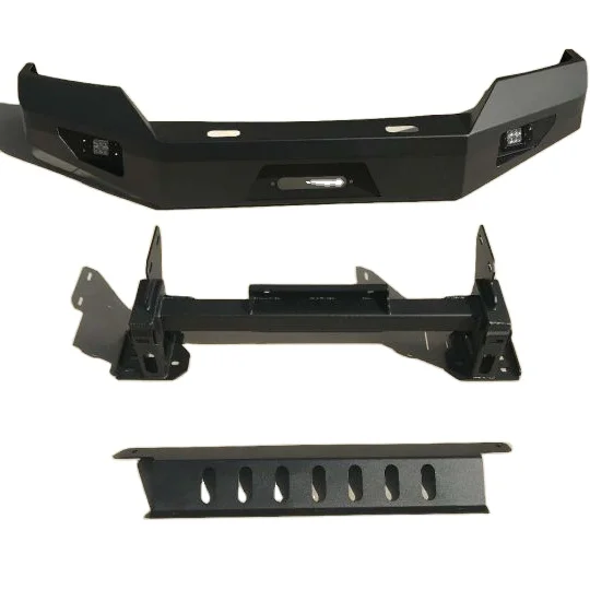 

FRONT Auto Bumper Bull Bar With Lamps 4x4 Offroad Accessories BUMPER FOR LC200 2016 On