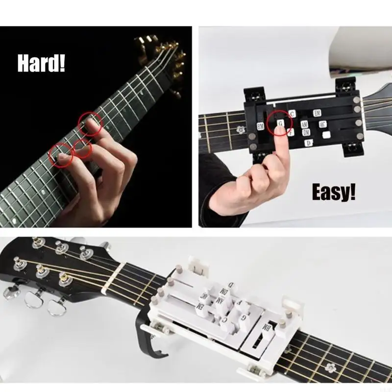 U1JC Guitar Chord Converter Set Chord Practice Tool Guitar Chord Learning Systems Guitar Chords for Guitar