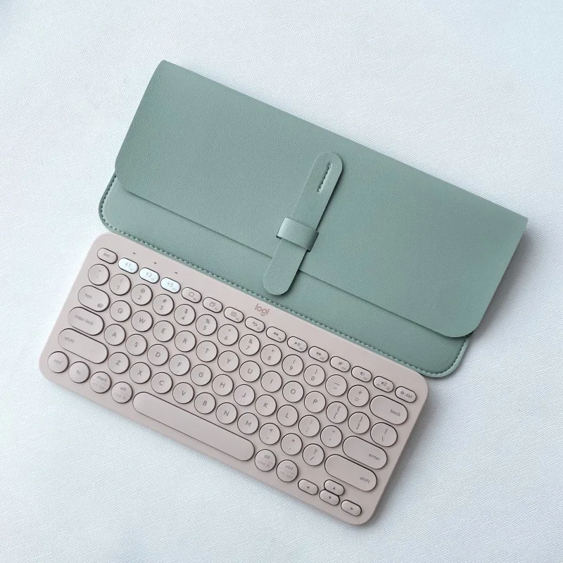 PU Leather Keyboard Sleeve –  for Waterproof Protective Storage Bag for K380 & Magic 2, Lightweight Travel Carry Case