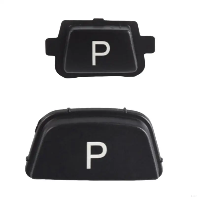 2025 New Replacement Parking Button Letter P Button Cover Caps Automotive Accessory for Series 2012-2019 P Parking Button Cover