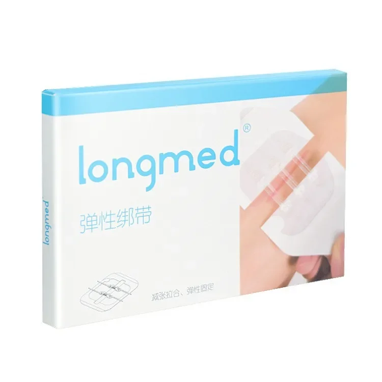 

2-Button Adhesive Elastic Strap Tensioner Postoperative Non Stitching Cesarean Wound Zipper Adhesive Tape