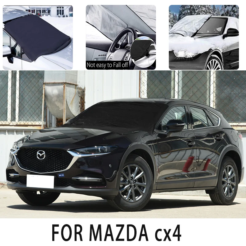 

Carsnow cover front coverfor MAZDA cx4 snowprotection heat insulation shade Sunscreen wind Frost prevention car accessories