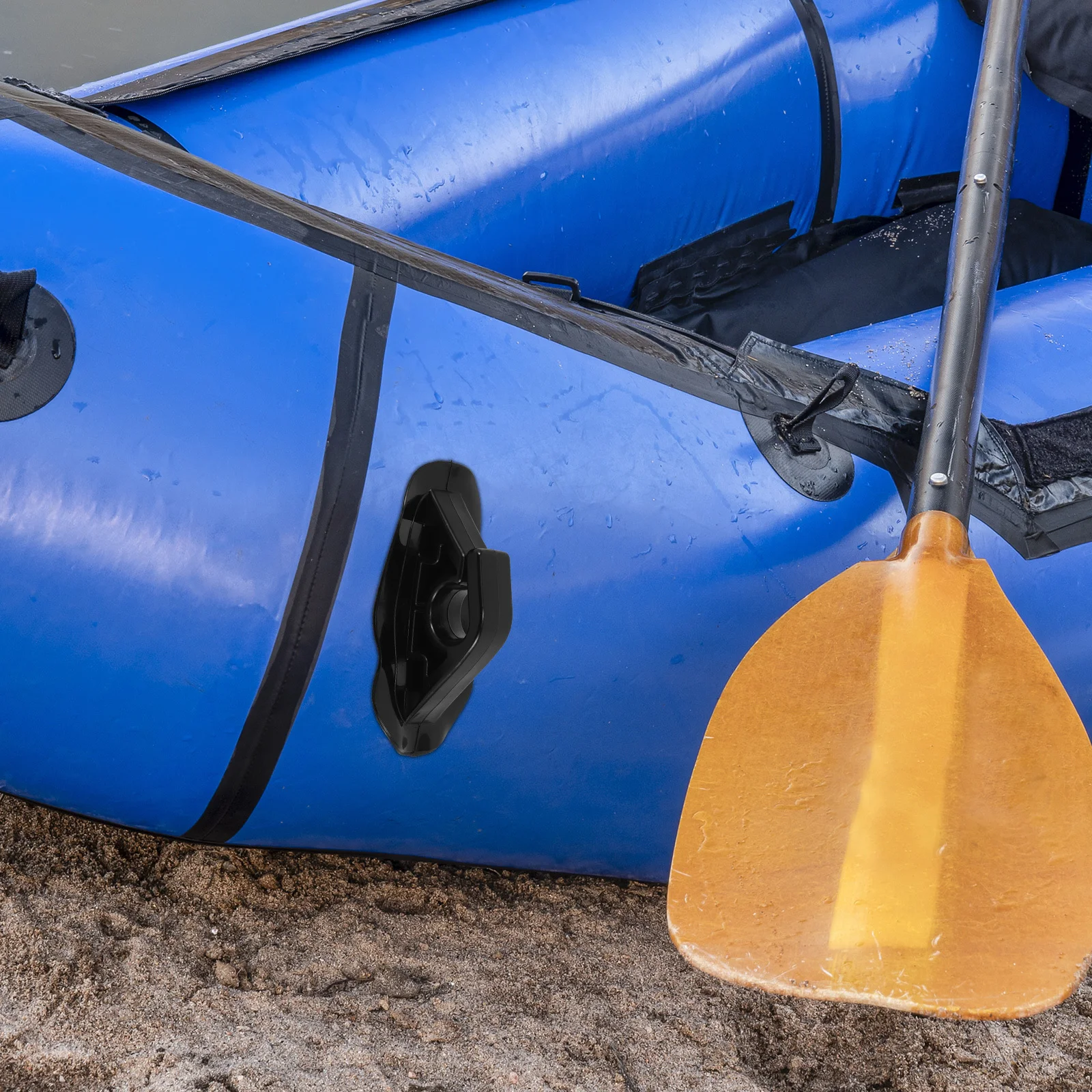 

2Pcs Plastic Kayak Paddle Holder Clips Secure Elastic Design for Canoes Inflatable Boats Paddle Mount Accessories