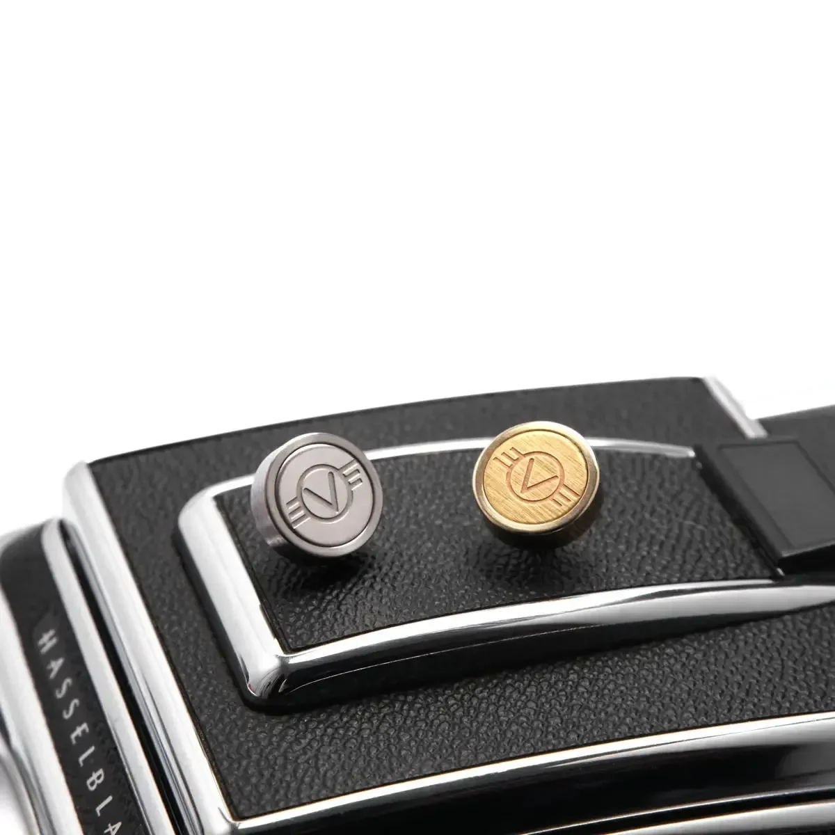 مشغلات ألومنيوم معدنية متينة، زر تحرير مصراع نحاسي ناعم، ملحقات كاميرا صغيرة SLR لخيط Hasselblad أو الغراء