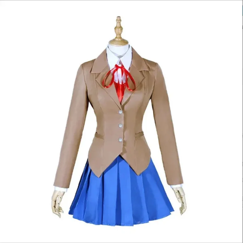 Monica coswear Japanese school uniform set cosplay suit  pretend