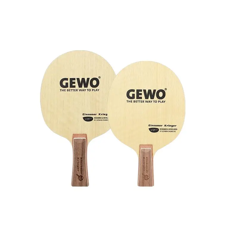 

GEWO Lone Warrior Professional Table Tennis Blade, External ZLC Arylate-carbon Racket