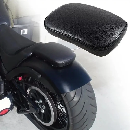 Imagen 1 del producto Almohadilla para pasajero trasero de motocicleta, 8 ventosas, asiento Rectangular para pasajero, para Harley 883 1200 Choppers Bobber