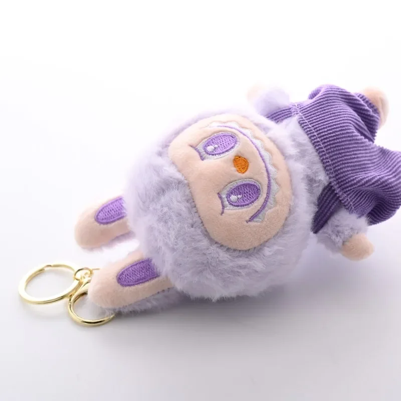 16cm LABUBU New Monster Plush Key Chain Bag Decoration Accessories Plush Doll Bag Pendant Decoration Keychain Women Girls Gifts