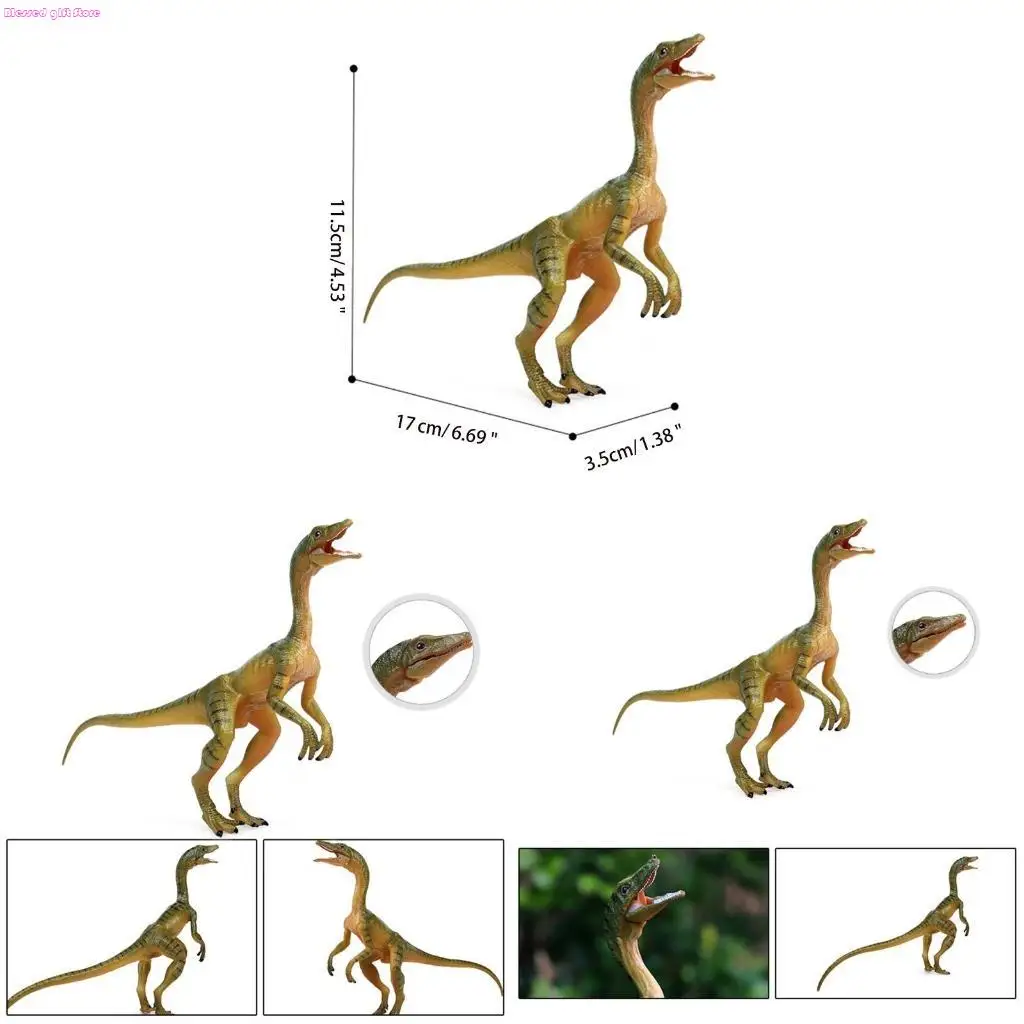

D0JC 7-дюймовая реалистичная модель фигурка Compsognathus, экшн-фигурка, бутиковая коллекция, образовательный набор игрушек,