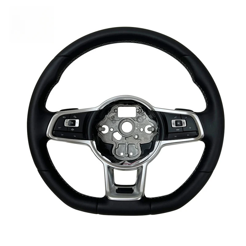 Best SellingCar Steering Wheel  .5 MK7 GTS GTD GTE R CC R-Line Leather Steering WheelHigh Quality