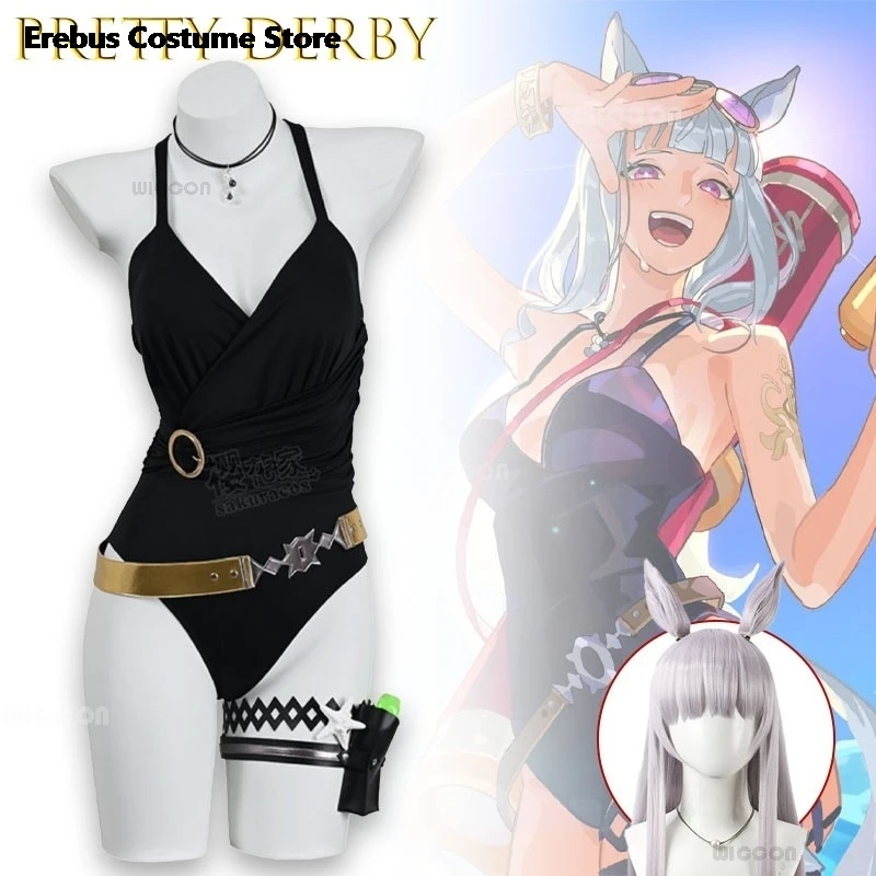 

Disfraz Pretty Derby Golden Ship Swimwear Cosplay Costumes Anime Outfit High Quality Gloves Accessories deguisement adulte