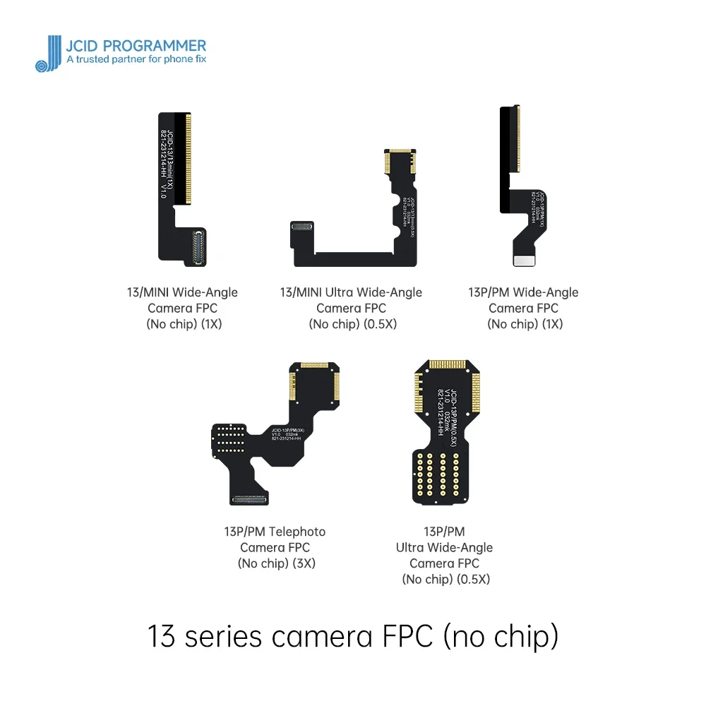 JC JCID AIXUN Back Camera Empty Flex Cable FPC For iPhone X 11 12 13 14 Pro MAX Phone Repair Replacement Rear Camera Swap Parts