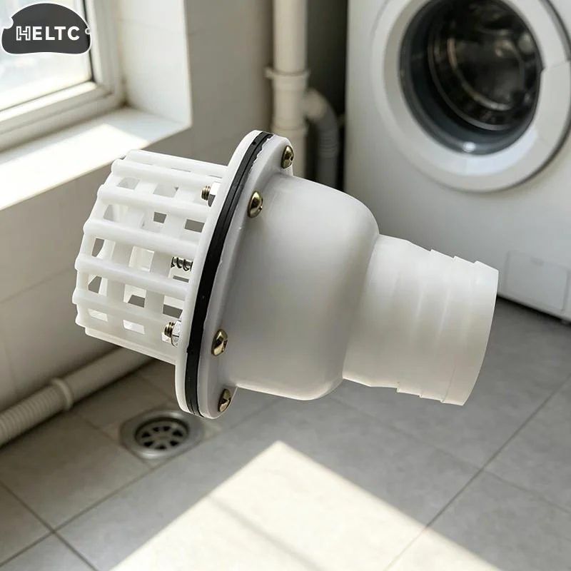 Foot Valve Or Check Valve 2-Inches 50mm /3-Inches 75mm Arge Bore Foot Valve Plastic Self-Priming Pump Bottom Valve Filter