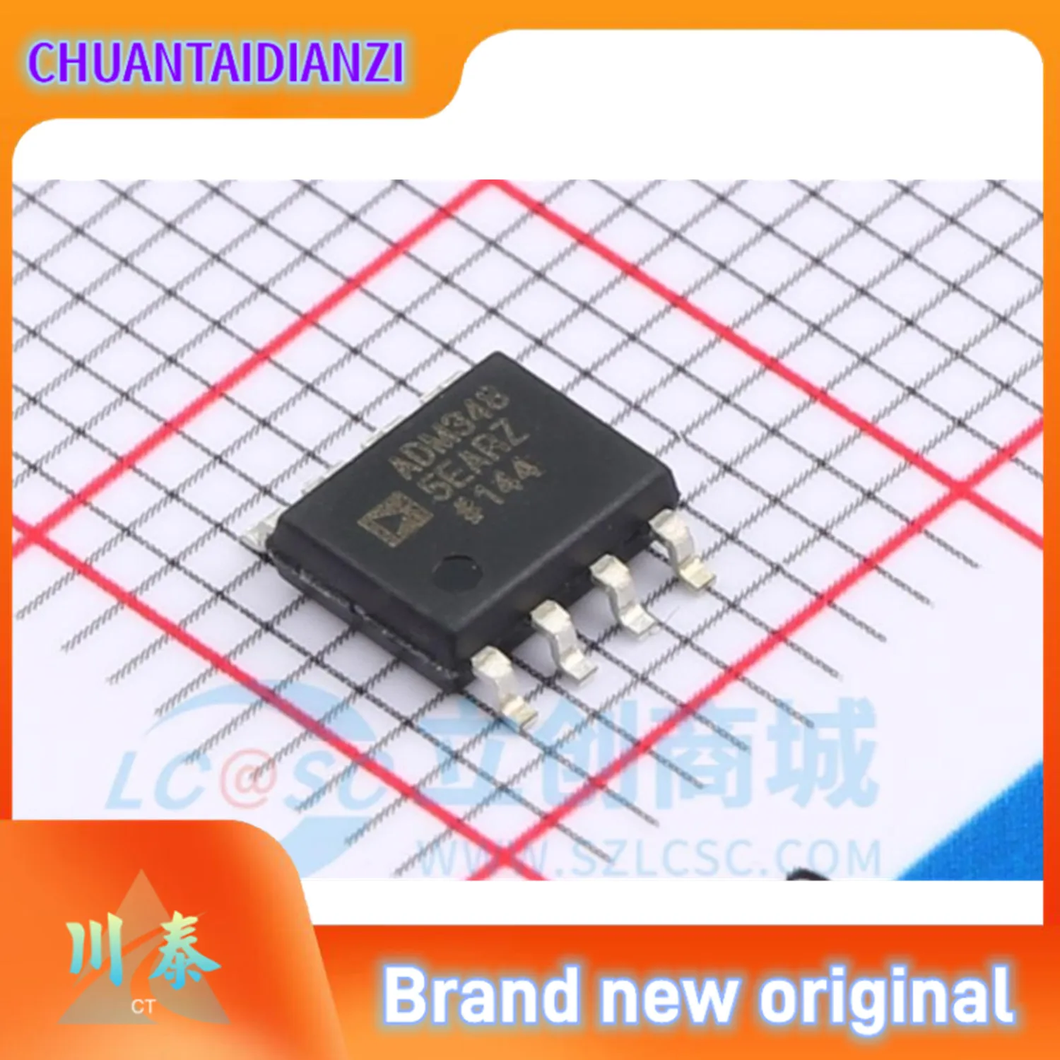 10PCS/ ADM348 ADM3483 ADM3485 ADM3486 brand new ADM3483EARZ ADM3485EARZ ADM3486EARZ SOP-8 Chip IC