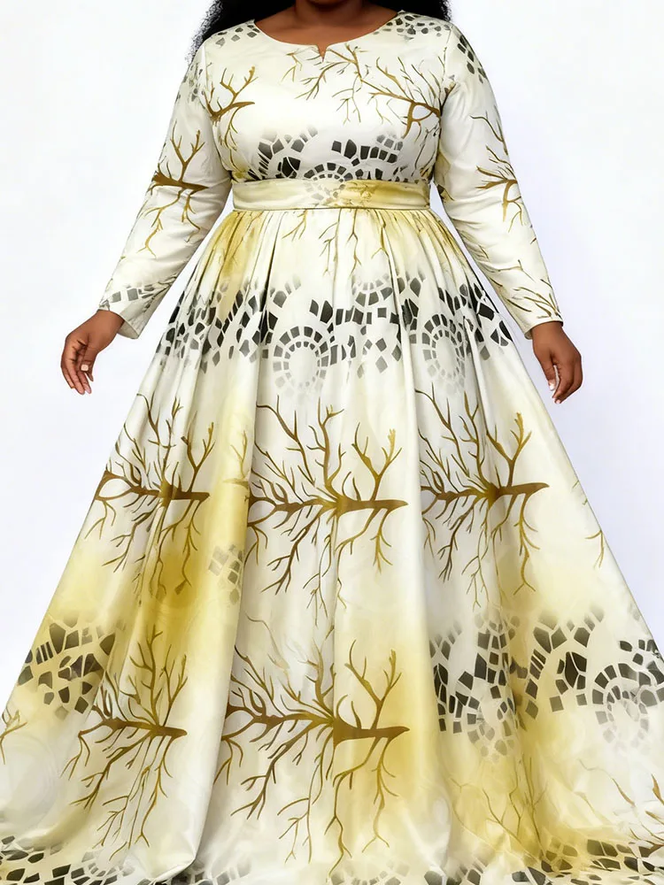 

Bazan fabric luxurious celebration gown, elegant printed traditional clothing, a top choice for parties throughout the seasons